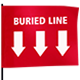Red Flag - Buried Line