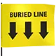 Yellow Flag - Buried Line